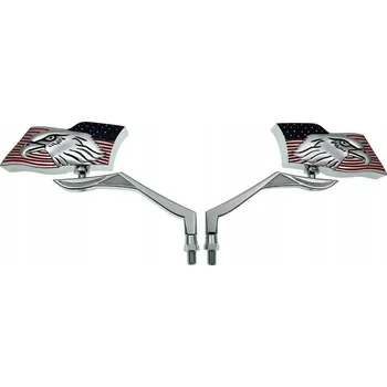 Zrcátko pro motocykl CHROMOVÁ ZRCÁTKA HYOSUNG GV125 250 650 JUNAK M11 M10 10MM (21888)