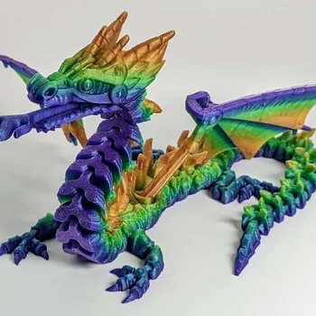 Příslušenství k 3D tiskárně Mechanický drak - dospělý s křídly