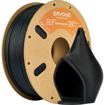Filament ERYONE ASA CF - Černá / Black s karbonovým vláknem 1 kg - Filament