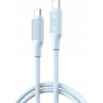 Datový kabel Kabel XO USB-C - USB-C 1 m modrý