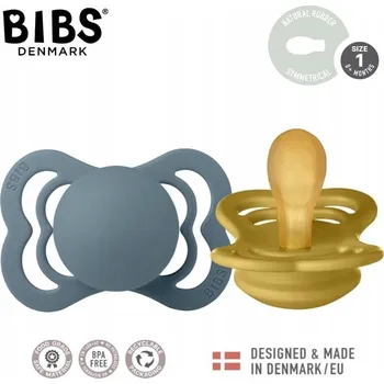 dudlíky Dudlík Bibs symetrický kaučuk 0 +