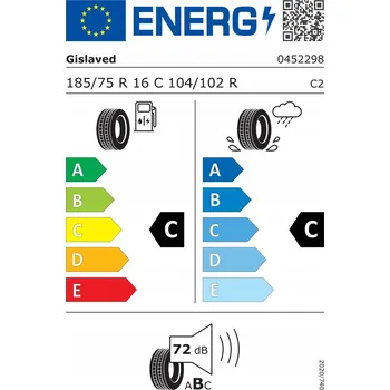 Letní osobní pneu Letní pneumatika Gislaved Com*Speed 2 185/75 R16 104/102 R