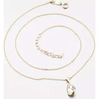 Náhrdelník Stříbro 925 zlacený náhrdelník N1400413-2120-SLX délka 42 cm