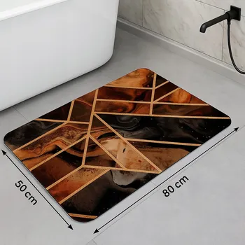 Koupelnová předložka KOUPELNOVÁ PŘEDLOŽKA XXL SAVÁ 50 x 80 cm PROTISKLUZOVÁ RYCHLESCHNOUCÍ KOBEREC