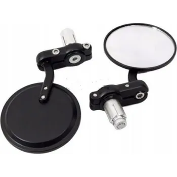 Zrcátko pro motocykl Zrcátka do řídítek naked bobber cafe racer VELKÁ (7851)