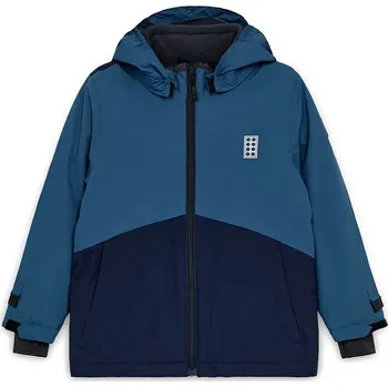 Dívčí bunda Dětská lyžařská bunda Lego LWJAD 703 tmavomodrá barva, 11010821 59X, vel. 146