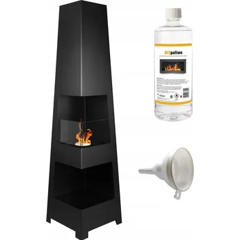 Biokrb Volně stojící biokrb Biokominki GMT 30 x 115 x 30 cm, černý