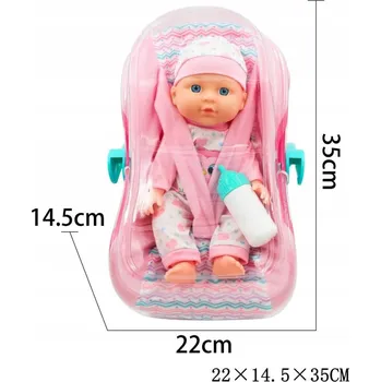 Panenka PANENKA MIMINKO V NOSÍTKU S LAHVÍ MIMINKO HOUPAČKA