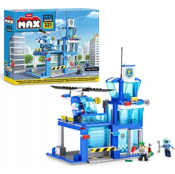 ostatní stavebnice STAVEBNICE MAX ZURU POLICEJNÍ KOMISARIÁT ADVENTURE 321 DÍLŮ