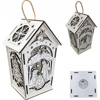 Obraz Dřevěná lucerna Decortrend 16 cm