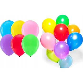 Balónek BAREVNÉ NAROZENINOVÉ BALÓNKY MIX BAREV BALÓNKŮ x10