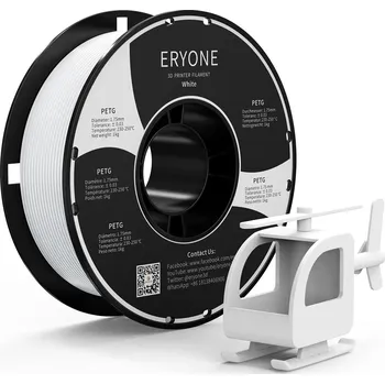 Filament ERYONE PETG - bílá 1kg - Filament