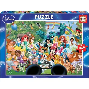 Puzzle Puzzle Educa 1000 dílků 1000 EL. Kouzelný svět Disney