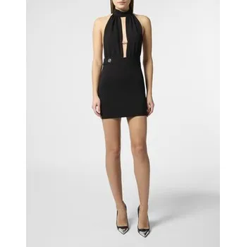 Dámské šaty PHILIPP PLEIN Koktejlové šaty 26459 Černá Fitted Fit S