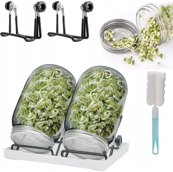 Sklenice 2x NAKLIČOVACÍ NÁDOBA SKLENICE NA KLÍČENÍ KLÍČÍCÍ SKLENICE NÁDOBA NA KLÍČKY SEMENA KLÍČKY