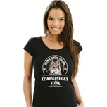 Dámské Tričko STRIKER Československý Vlčák Barva: černá, Velikost: S