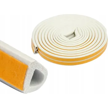 Těsnění do okna a dveří Těsnění Dobo 7 mm x 0,9 cm x 600 cm, bílé