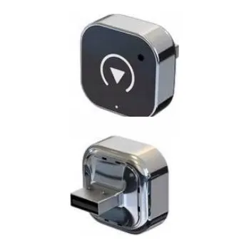 Bezdrátový adaptér CarPlay 2v1 USB/USB-C 5GHz Plug&Play pro chytrý telefon