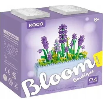 ostatní stavebnice KOCO Stavebnice s levandulovými květy 239 dílků