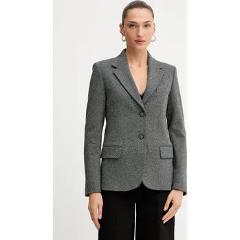 Dámské sako Sako s přídavkem vlny Weekend Max Mara DILLY 2525916022600 šedá 90B, vel. M