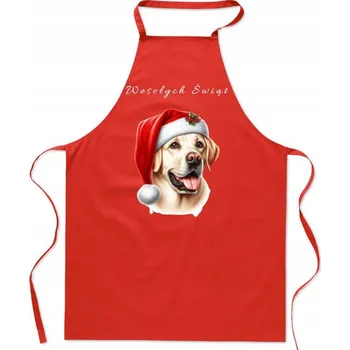 Kuchyňská zástěra Kuchyňská zástěra Labrador Retriever Veselé Vánoce