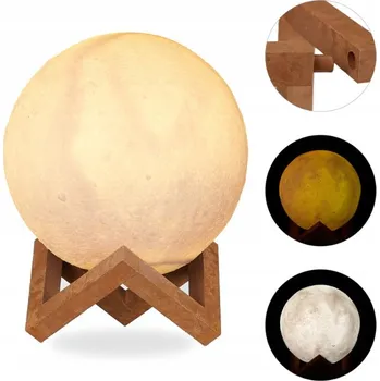 Lampička Noční lampa Relaxdays bílá