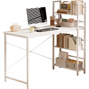 Psací stůl Obdélníkový psací stůl Muvu 120 x 44 x 76 cm bílý