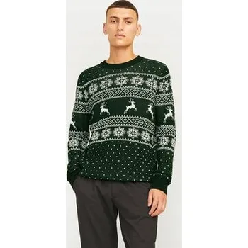 Pánský svetr Jack&Jones svetr zelený kulatý výstřih velikost XL