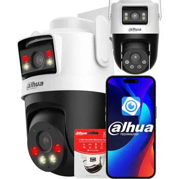 IP kamera Otočná WiFi kamera 6Mpx (3MP+3MP) DAHUA P3D-3F-PV DAHUA + 32GB karta