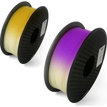 Filament HELLO3D PLA Light Change – bílá na modrou (fotochromatický UV) - Filament