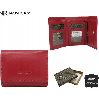 Rovicky dámská peněženka z pravé kůže, růžová