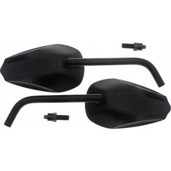 Zrcátko pro motocykl UNIVERZÁLNÍ ZPĚTNÁ ZRCÁTKA ČERNÁ MATNÁ M10 KAWASAKI (12492)