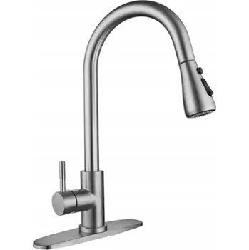 Vodovodní baterie TŘÍCESTNÁ BEZDOTYKOVÁ KUCHYŇSKÁ BATERIE S DVOUFUNKČNÍ SPRCHOU