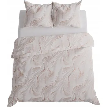 Povlečení Povlečení souprava bavlna saténu polštáře 80x70, povlak na peřinu 160x200, 3dílná BÉŽOVÁ