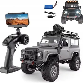 RC model auta Dálkově ovládané auto 2v1 pickup jeep 4x4 s FPV kamerou a náhledem, RC auto