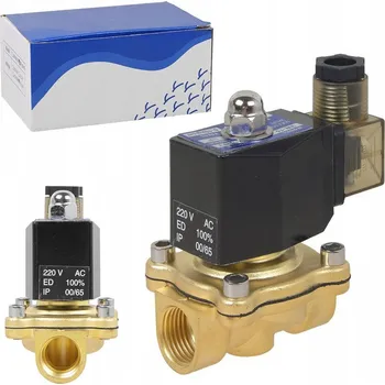 Ventil Elektromagnetický ventil 1/2" AC 230V NC Normálně zavřený