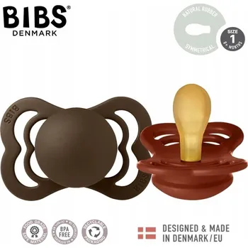 dudlíky Dudlík Bibs symetrický kaučuk 0 +