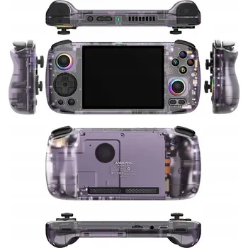 Herní konzole Přenosná herní konzole ANBERNIC RG406H Android IPS Dotyková obrazovka 128GB Černá PL