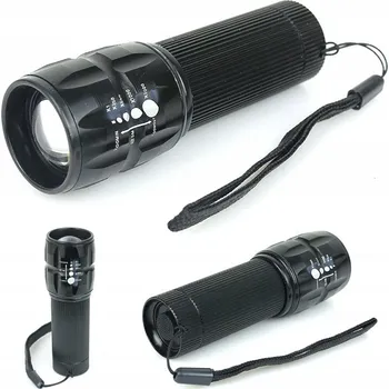 Cyklosvítilna Přední světlo na kolo RETOO černé, LED, na baterie, 2 režimy