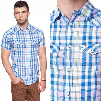 Pánská košile Pánská košile Wrangler SS WESTERN SHIRT S