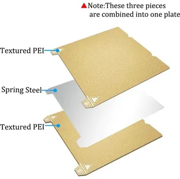 3D tisk Creality K1 a Ender 3 V3 oboustranný zrnitý PEI tiskový plát - Náhradni dily a doplnky na 3D tiskárnu