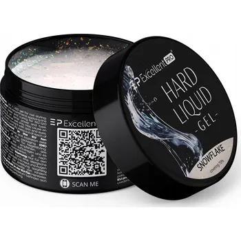 Lak na nehty Excellent PRO Tvrdý tekutý gel Snowflake 50 gr