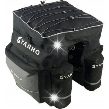 brašna na kolo Brašna na kolo brašna na nosič, kufr, 3 komory, pláštěnka