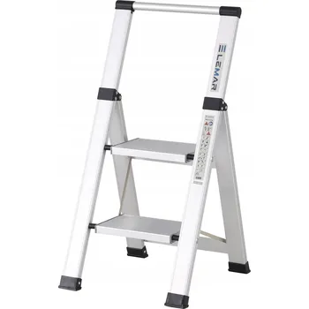 Žebřík Žebřík Lemar hliníkový 2 stupně do 150 kg
