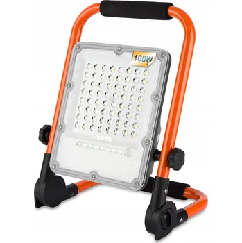 LED reflektor 100W Halogen Stavební Pracovní Na Stojanu Baterie + Nabíječka