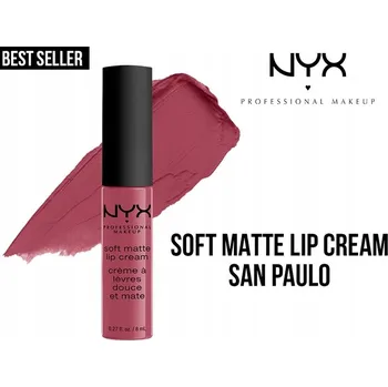 Rtěnka Matná tekutá rtěnka NYX Professional Makeup Sao Paulo, 8 ml