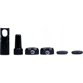 Sada čepiček ventilků TAV BOOSTER MOMUM černá