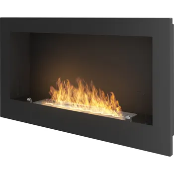 Biokrb Závěsný biokrb InFire 90 x 50 x 18,3 cm černý