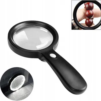 IP kamera Velká skládací ruční stojací LED LUPA USB Sklo 5X 11X