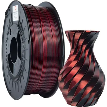 Filament 3DPower PLA Silk Dual - Red Black / Červená Černá 1 kg - Filament